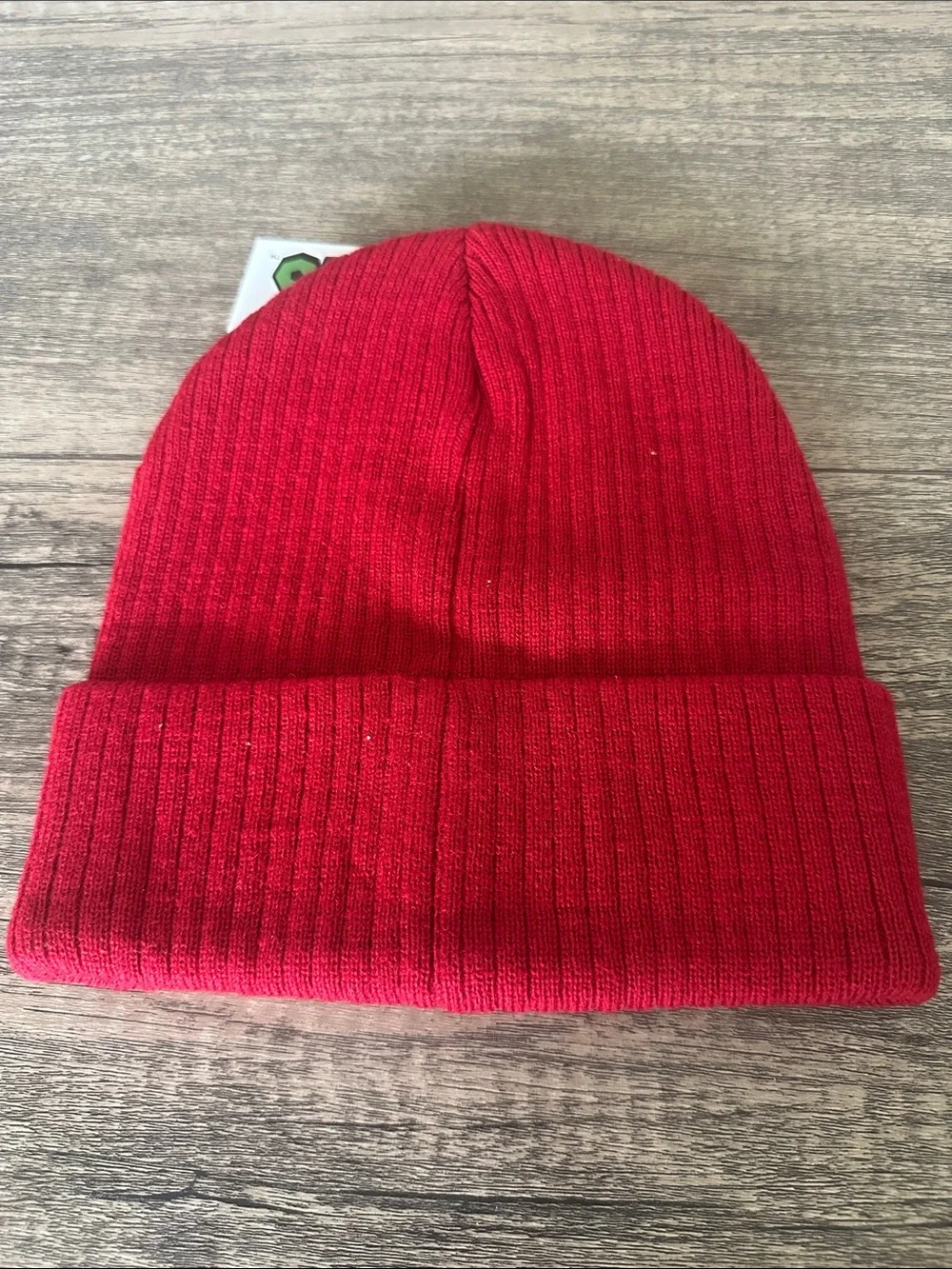Nintendo Red Super Mario Knit Beanie with Embroidered M Patch